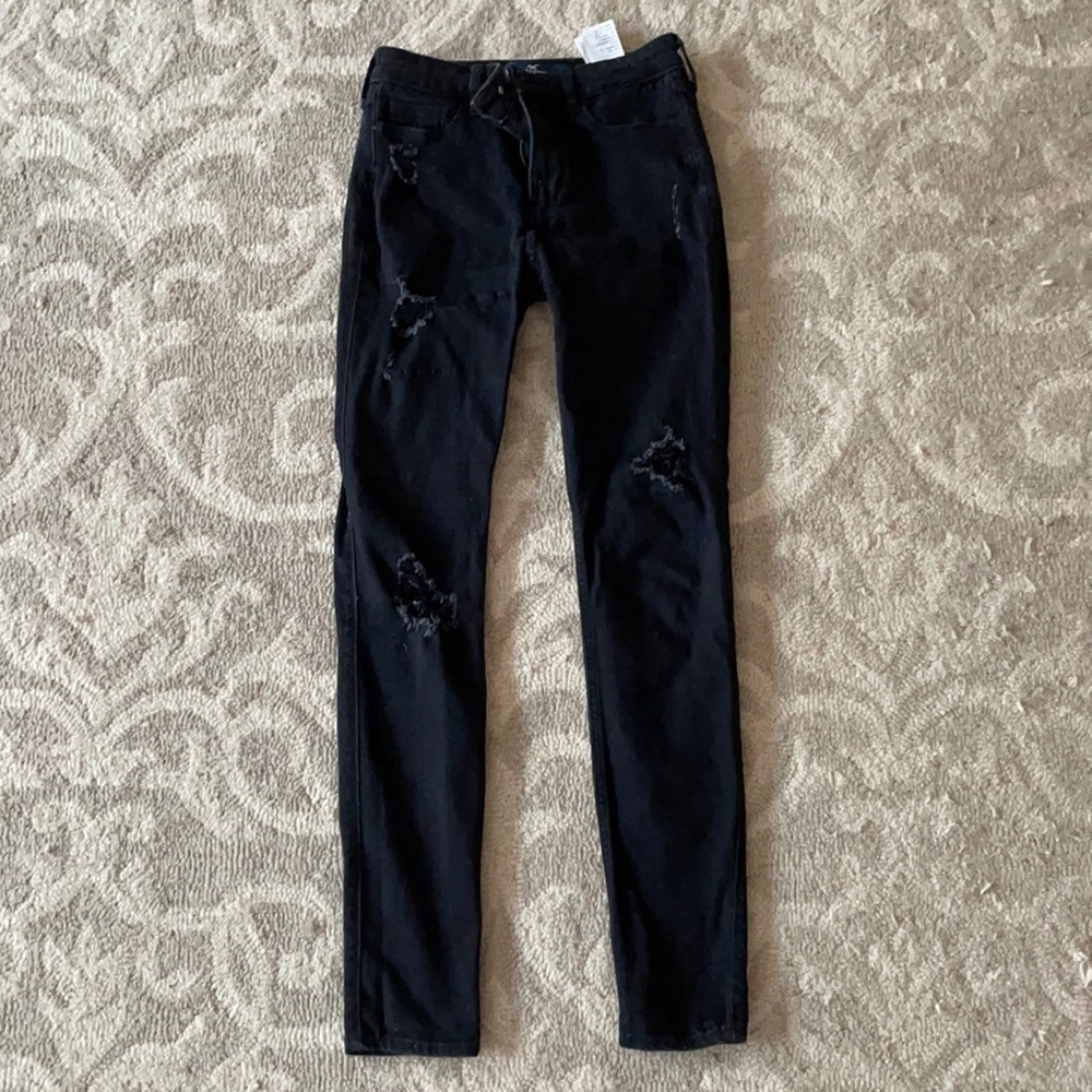 Black Hollister Skinny Jeans